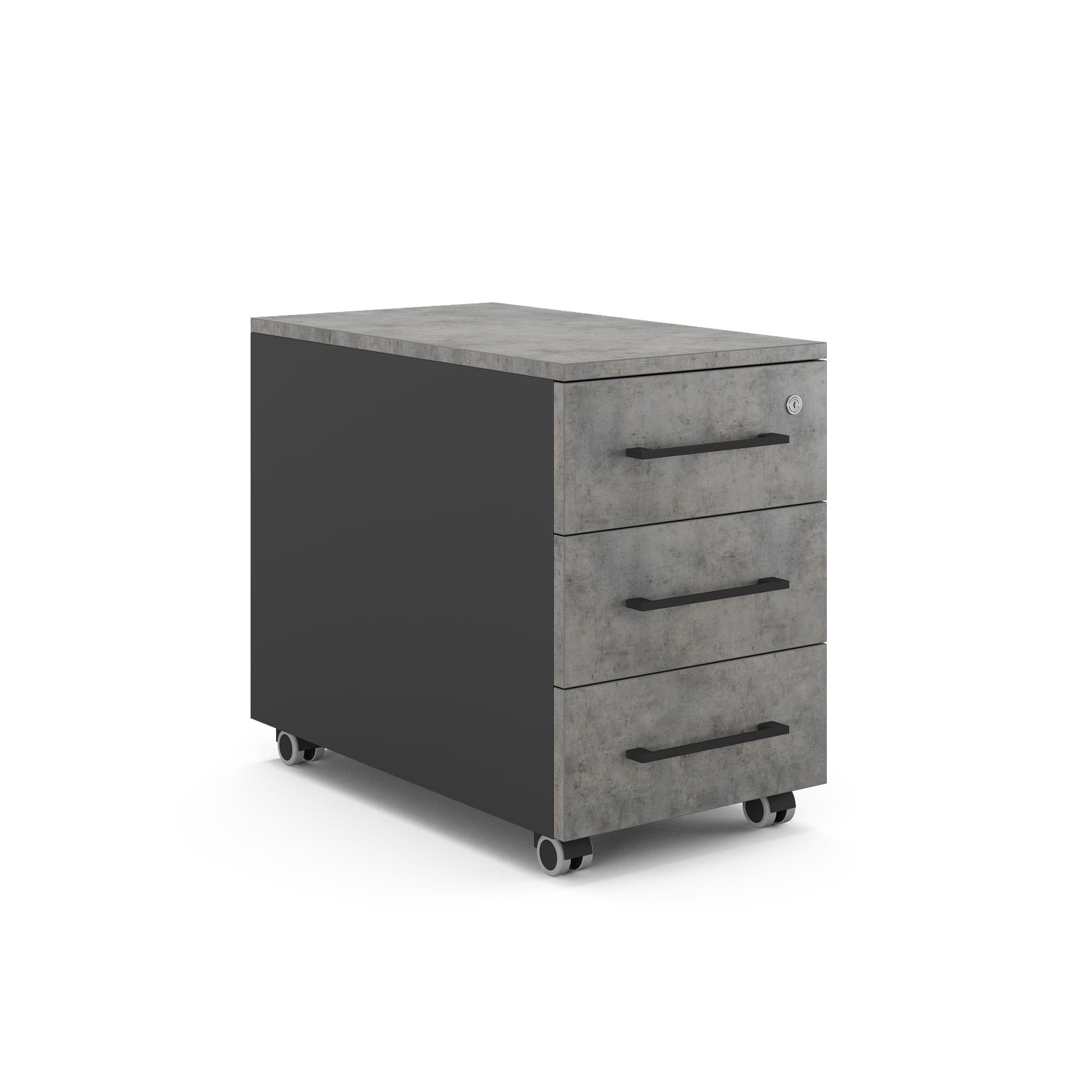 Тумба мобильная Kobor TМ3-40/60 black/chicago