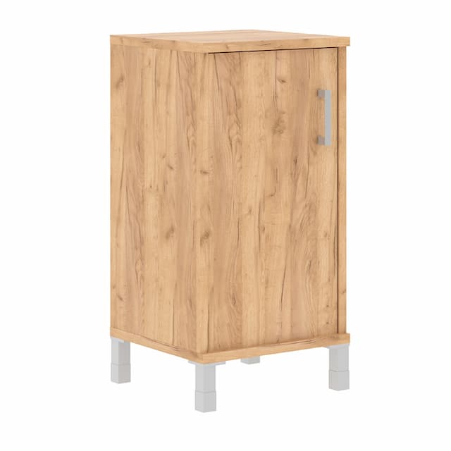 Шкаф-колонка низкая с глухой малой дверью Skyland B 411.2(L) дуб бофорд 475х450х920 BORN