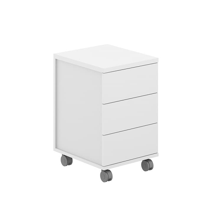 Тумба мобильная с замком Norden Allegro AG.271.WH.WH.WH