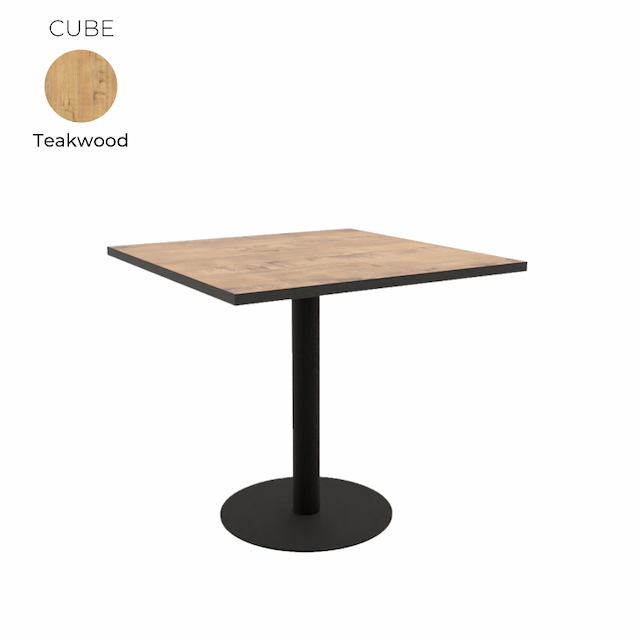 Стол обеденный квадратный Алсав 21CUBE.009 Teakwood