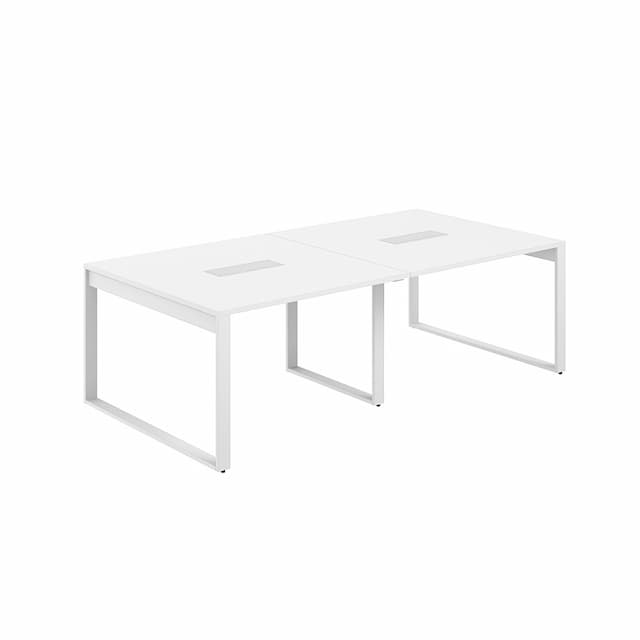 Стол для переговоров 2400х1238х750 Norden Allegro AG.2412.WH.72.WH