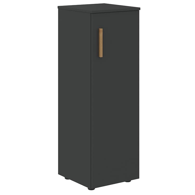 Шкаф колонка с глухой средней дверью и топом Skyland FMC 40.1(R) черный графит/черный графит 404х429х1213