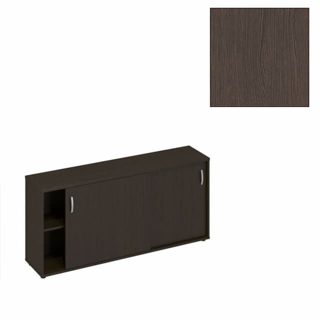 Шкаф-купе низкий (для 2-х столов 80) Юнитекс А4 (164.4x36.4x75.6) А4 332 ВТ венге