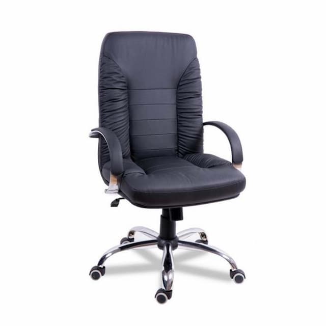 Кресло для руководителя Мирэй Танго хром ТГ, кожзам