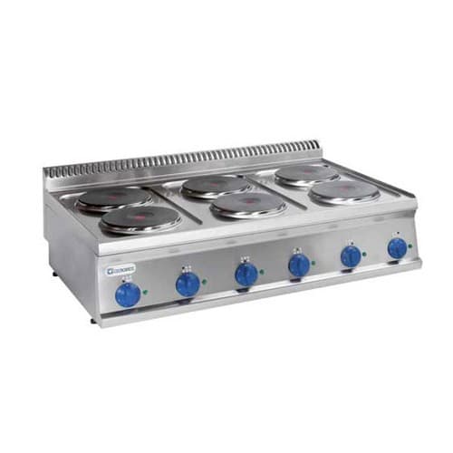 Плита 6 конфорочная  Tecnoinox PCS105E7