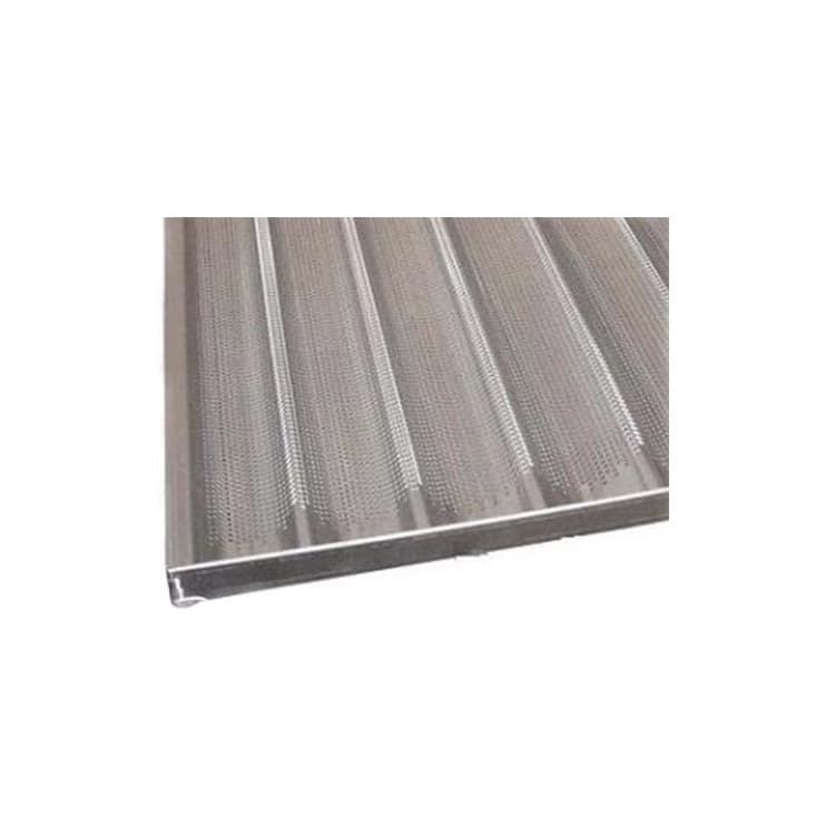 Противень алюминевый багетный WLBAKE 600х400 (5 волн 600 мм) с перфорацией