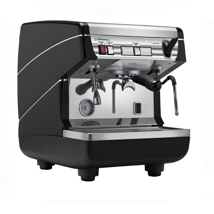 Кофемашина Nuova Simonelli Appia II 1 Gr S black высокая группа