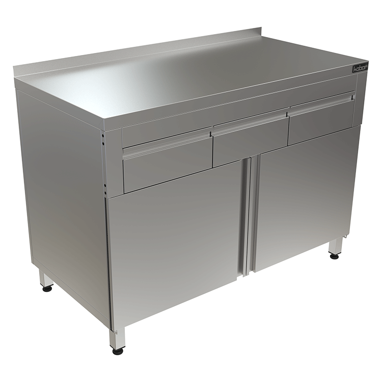 Стол с выдвижными ящиками КОБОР СПБЯ-120/70/Р