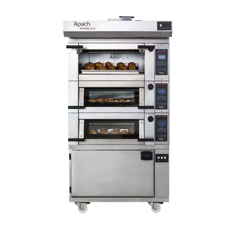 Печь подовая с расстойкой APACH BAKERY LINE E2LK6PHSE DPBI-T