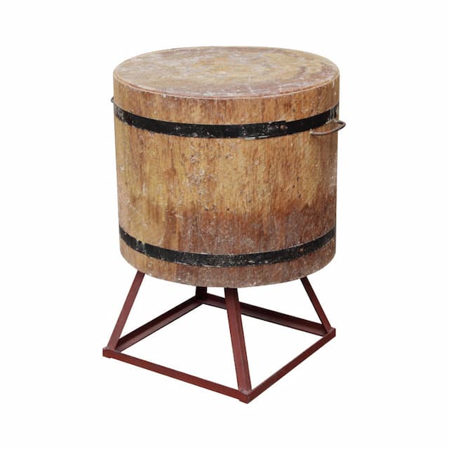 Колода раз. дуб D50-59см H45-50см+подст. металН30 WOOD