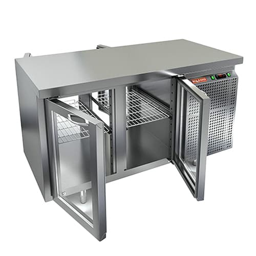 Стол охлаждаемый со сквозными дверями Hicold GNG T 11/HT